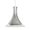 Besa Lighting Rio Cord Pendant, Silver Foil/Clear, Satin Nickel Finish, 1x9W LED 1JT-RIOSF-LED-SN - alternate 1